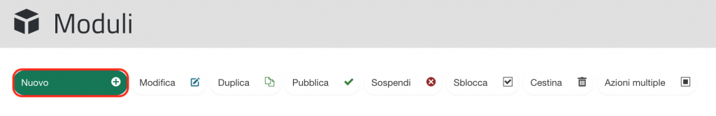 Nuovo Modulo