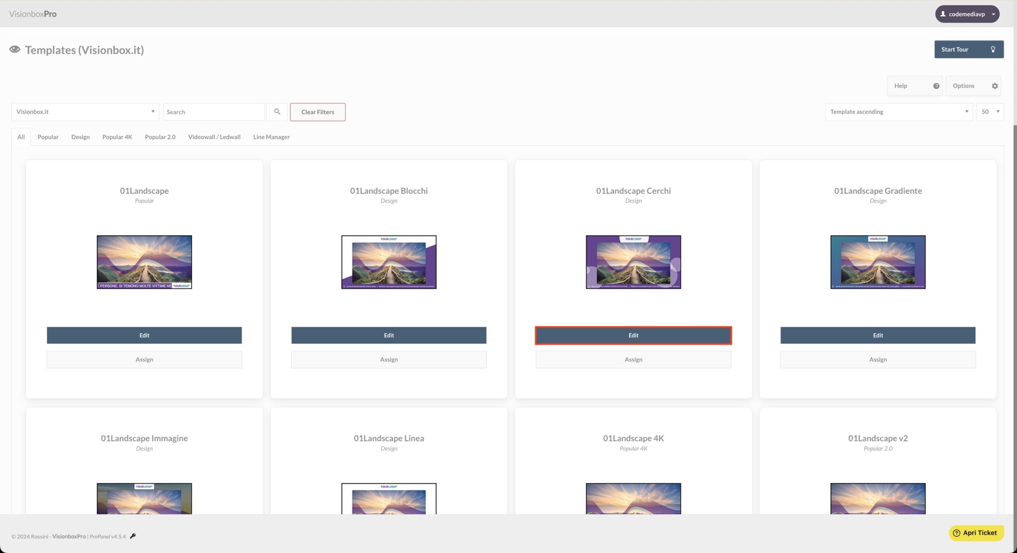 How to duplicate a template | Docs Visionbox